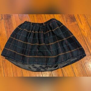 Plaid Black Skirt